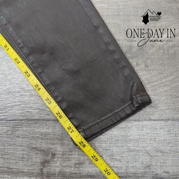 Adriano Goldschmied The Legging Ankle Faux Leather Super Skinny Jeans Size 27 (4 - Picture 5 of 6